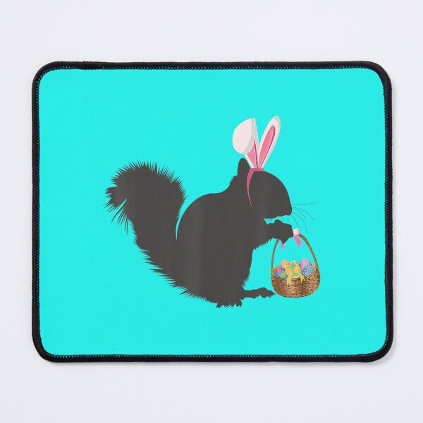 Item preview, Funny Easter Squirrel Easter Basket and Bunny Ears Easter designed and sold by pixelsimple.