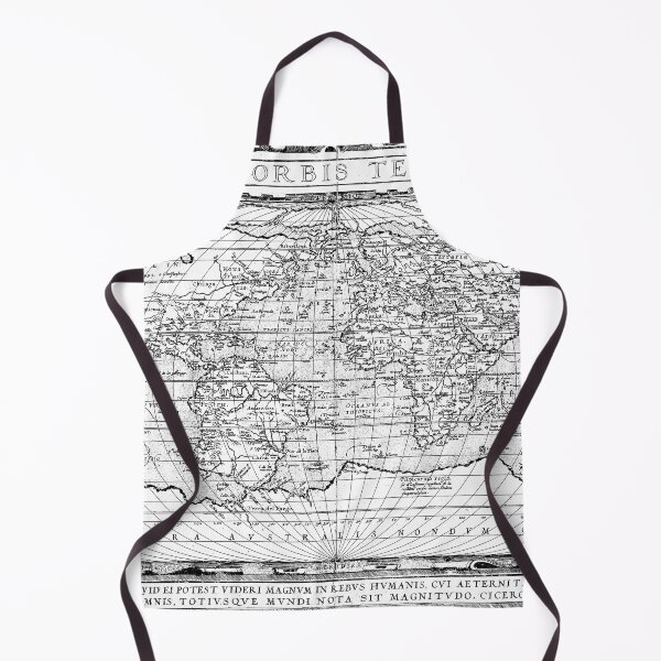 Item preview, Vintage World Map Black and White designed and sold by ind3finite.