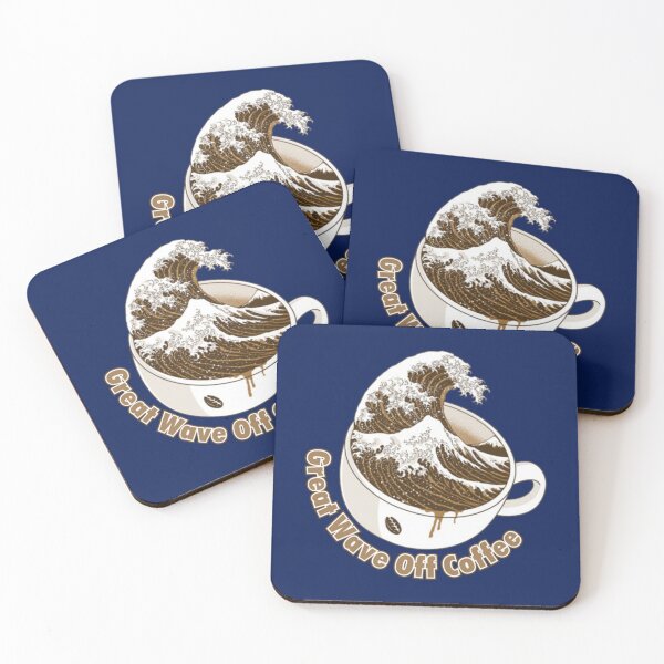 Item preview, great wave off coffee   designed and sold by HopeshopUK.