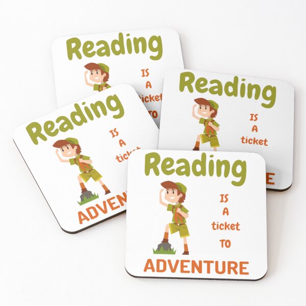 Item preview, Reading is a ticket to adventure  designed and sold by CastorWorks.