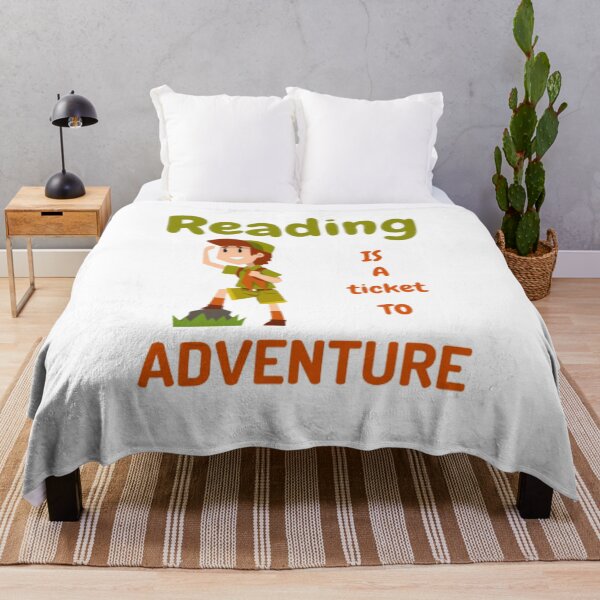 Item preview, Reading is a ticket to adventure designed and sold by CastorWorks.