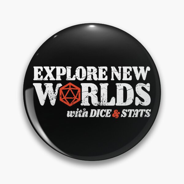 Item preview, Explore New Worlds with Dice and Stats DnD Gaming designed and sold by DnlDesigns.