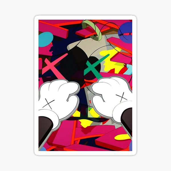 Kaws Bff #4 Sticker by Kaws - Fine Art America