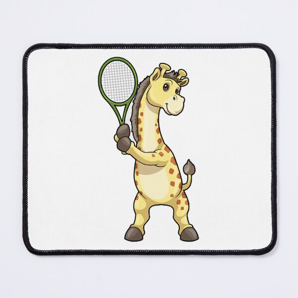 Item preview, Giraffe at Tennis with Tennis racket designed and sold by thai1993.
