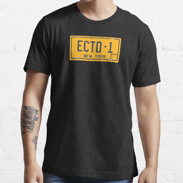 Ghostbusters - Ecto-1 License Plate - Clean Essential T-Shirt