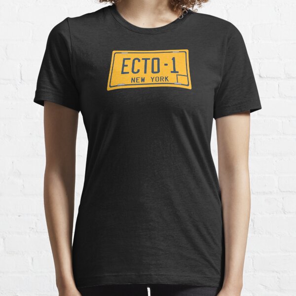 Ghostbusters - Ecto-1 License Plate - Clean Essential T-Shirt