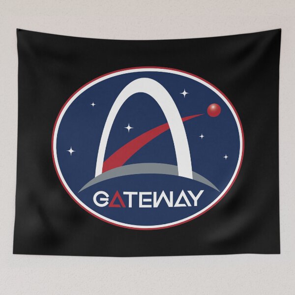 Item preview, Nasa Lunar Gateway Logo designed and sold by I Love Space.