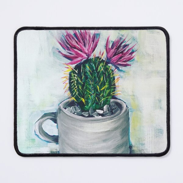 Item preview, Cactus In A Cup Artwork By Jolene Edwards designed and sold by CurlyClaraBelle.
