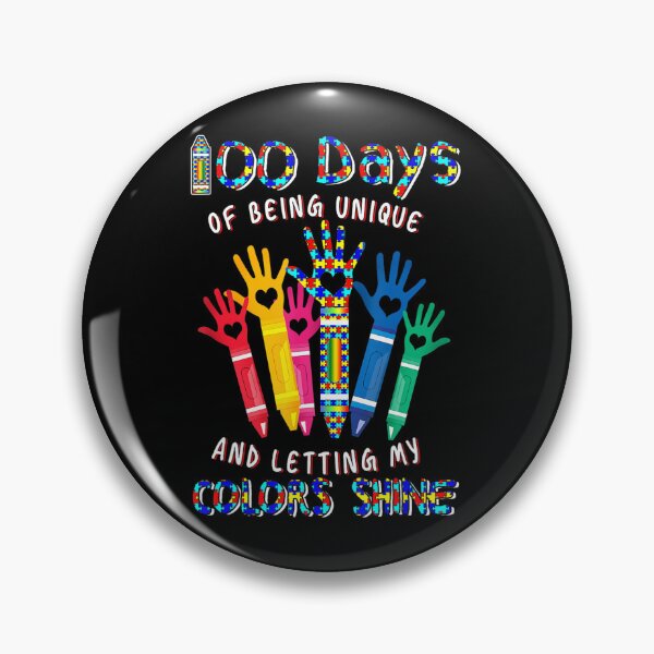 Item preview, Happy 100th Days Of School Autism Awareness Teacher Student designed and sold by pixelsimple.