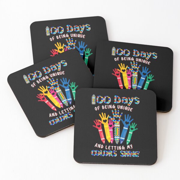 Item preview, Happy 100th Days Of School Autism Awareness Teacher Student designed and sold by pixelsimple.