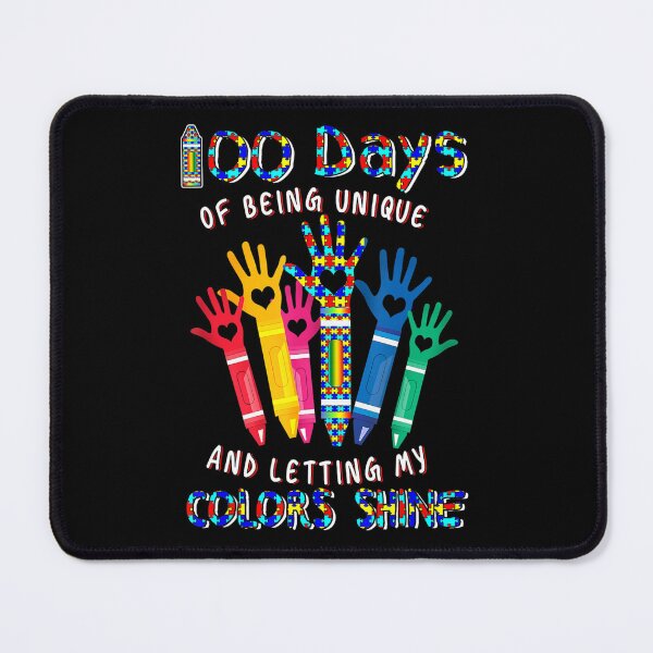 Item preview, Happy 100th Days Of School Autism Awareness Teacher Student designed and sold by pixelsimple.