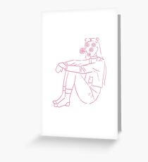 im really not sure Greeting Card