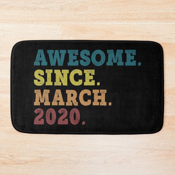 Item preview, Awesome Since March 2020 Retro Vintage 2nd Birthday Gift designed and sold by designbychow.