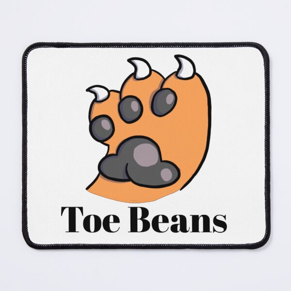 Item preview, Orange Paw Black ToeBeans With Text designed and sold by DolmanceWorks.