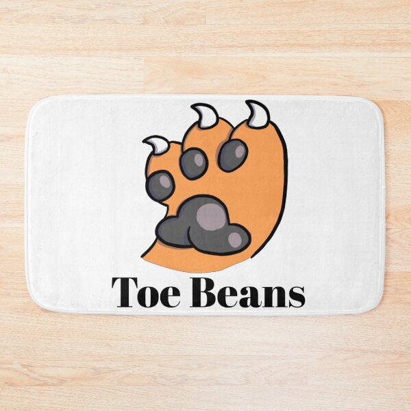 Item preview, Orange Paw Black ToeBeans With Text designed and sold by DolmanceWorks.