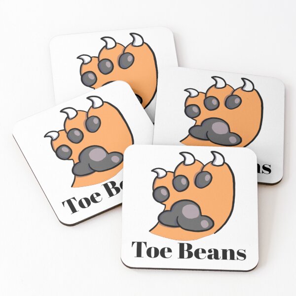 Item preview, Orange Paw Black ToeBeans With Text designed and sold by DolmanceWorks.