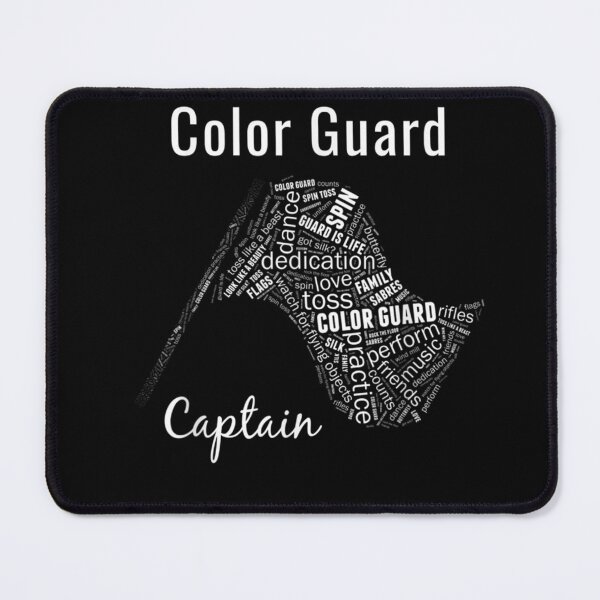 Item preview, Color Guard Flag CAPTAIN Band T-Shirt Word Collage designed and sold by BoehringerSonne.
