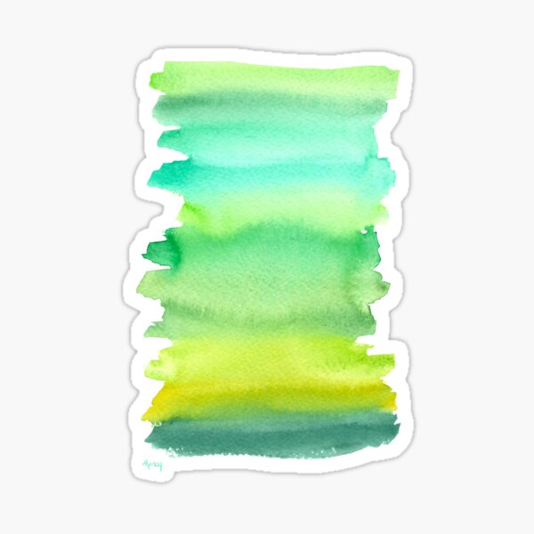 Green Swatches Sticker