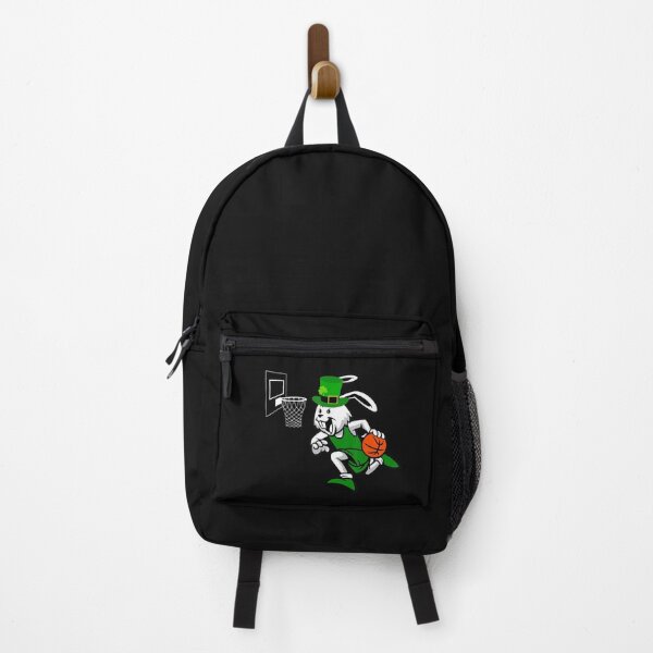 Item preview, Leprechaun Bunny Basketball St Patricks Day Easter Sports designed and sold by catprograming.