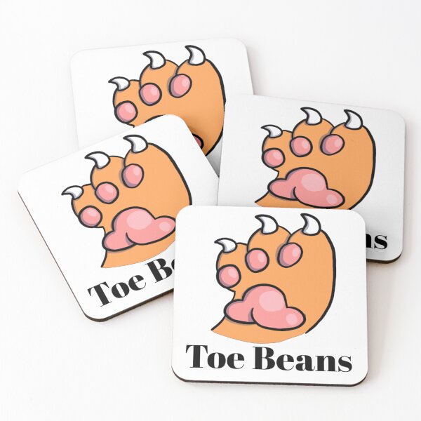Item preview, Orange Paw Pink ToeBeans With Text designed and sold by DolmanceWorks.