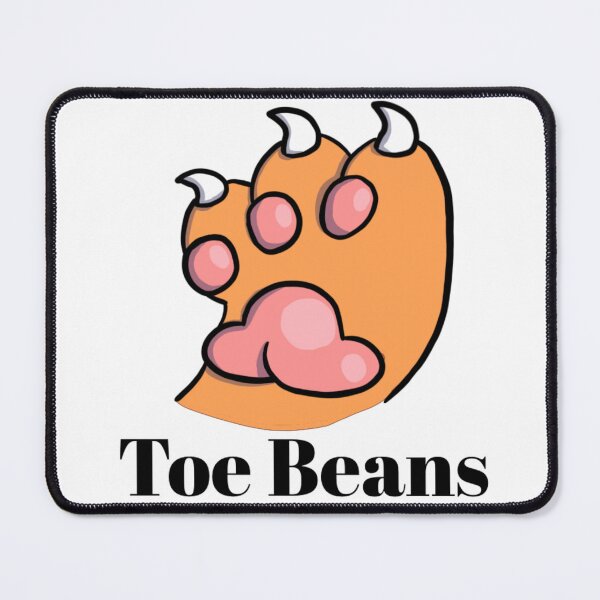 Item preview, Orange Paw Pink ToeBeans With Text designed and sold by DolmanceWorks.