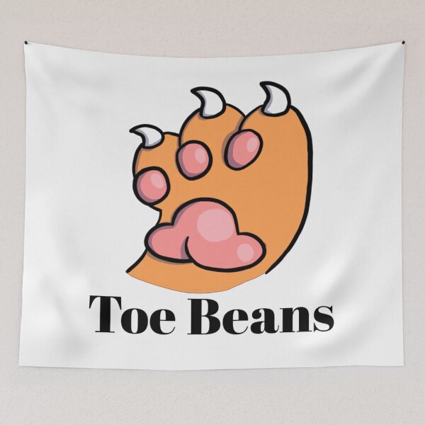 Item preview, Orange Paw Pink ToeBeans With Text designed and sold by DolmanceWorks.
