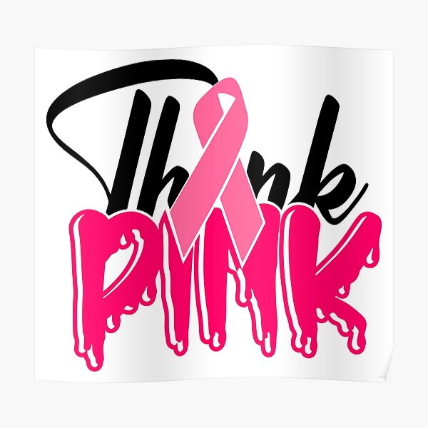 Breast Cancer Baseball Think Pink Ribbon Warrior Survivor Fighter  Mastectomy, Faith Mom, Sister | Art Board Print