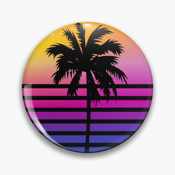 Item preview, Retro 80s Sunset Palm Tree Aesthetic designed and sold by BrobocopPrime.