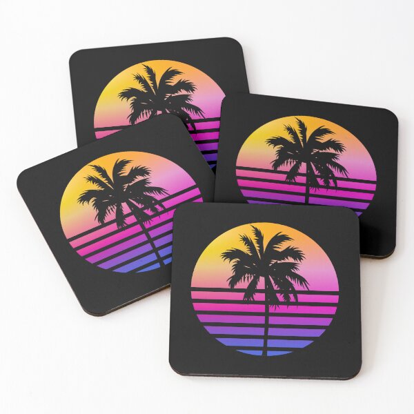 Item preview, Retro 80s Sunset Palm Tree Aesthetic designed and sold by BrobocopPrime.