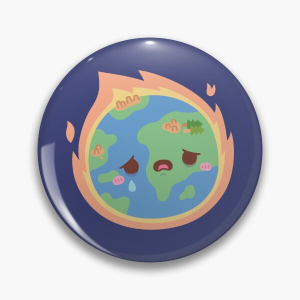 Item preview, Sad Earth On Fire, Global Warming designed and sold by rustydoodle.