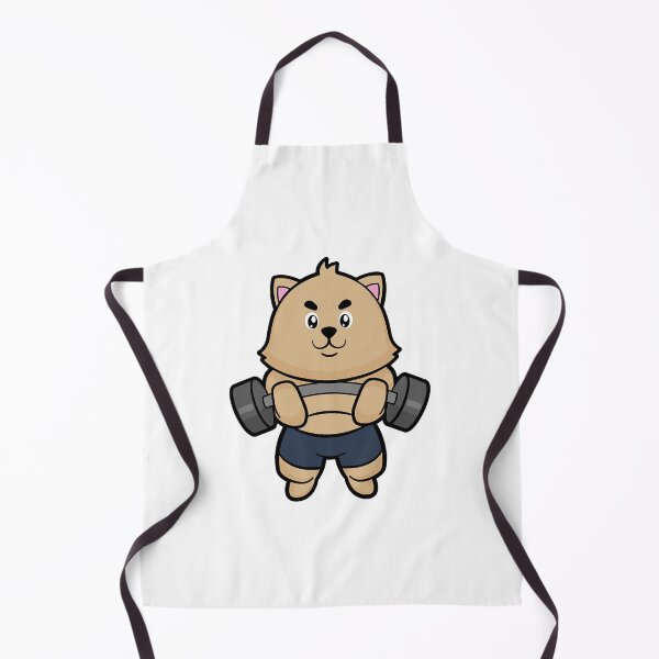 Item preview, Cat at Bodybuilding with Barbell designed and sold by thai1993.