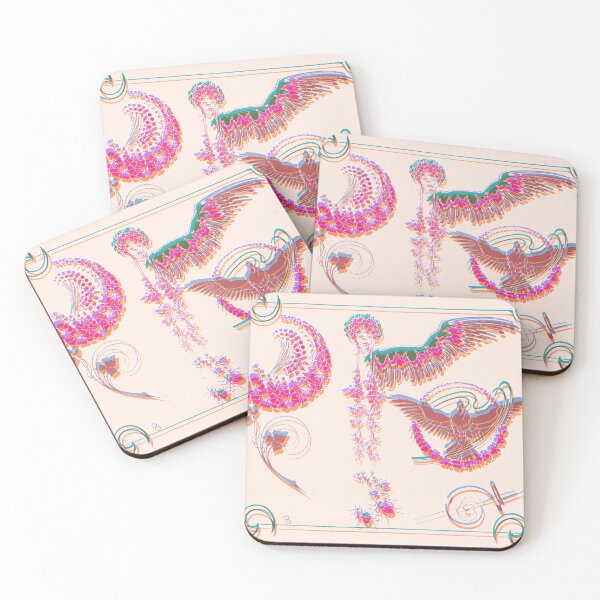 Item preview, Art Nouveau Magical Symbols Orange designed and sold by BioDigital-Jazz.