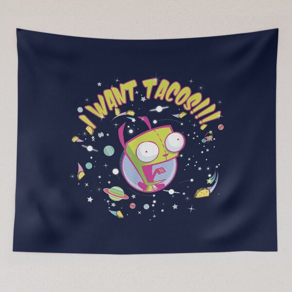 Item preview, Nickelodeon Invader Zim GIR Wants Tacos designed and sold by MaysinMaovie.