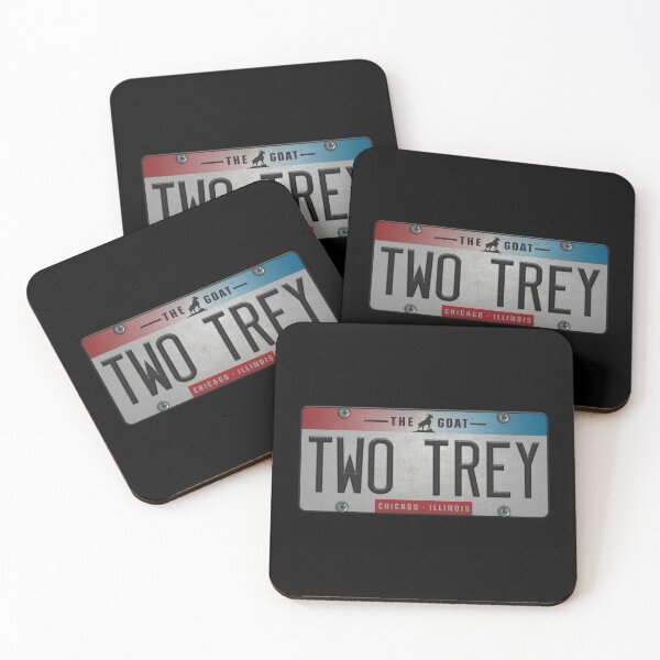 Item preview, Two Trey Sticker designed and sold by batesyadi3.
