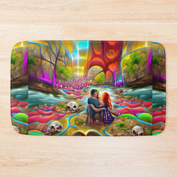 Item preview, The River of Souls Love Romantic-- Ghosts Spirits Bright Colorful  designed and sold by glitchman2.