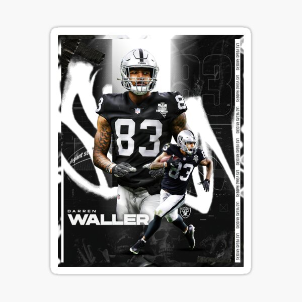 'Just Waller 83 Raiders' Sticker | Spreadshirt