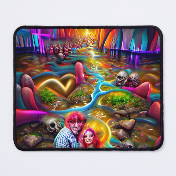 Item preview, The River of Souls Love Romantic-- Ghosts Spirits Bright Colorful designed and sold by glitchman2.