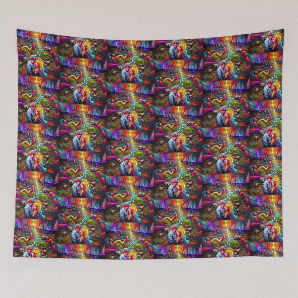 Item preview, The River of Souls Love Romantic-- Ghosts Spirits Bright Colorful  designed and sold by glitchman2.