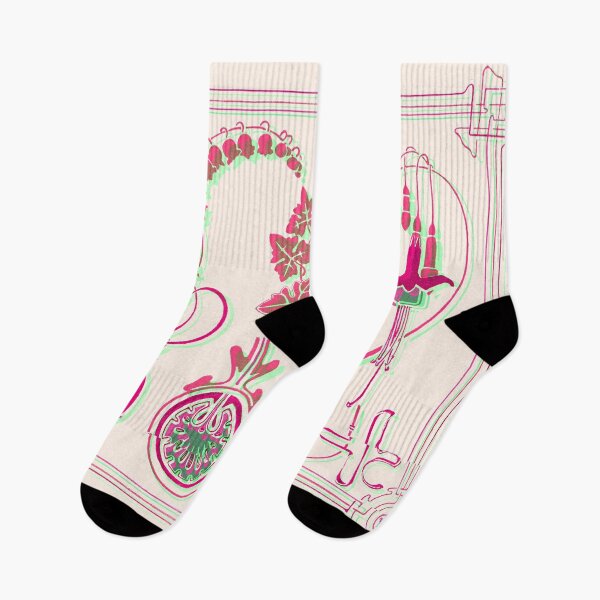 Item preview, Glitch Art Nouveau Magical Symbolism Pink designed and sold by BioDigital-Jazz.