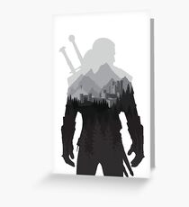 The Witcher 3 - Geralt of Rivia (No Logo) Greeting Card