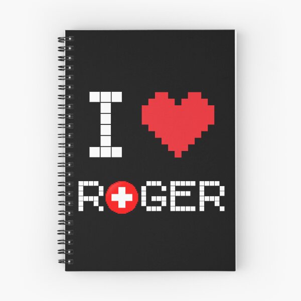 Item preview, I Love Roger: Tennis Retro Pixel Dark 4 designed and sold by OutofFocusShop.