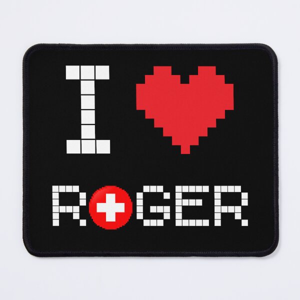 Item preview, I Love Roger: Tennis Retro Pixel Dark 4 designed and sold by OutofFocusShop.