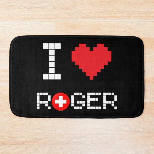 Item preview, I Love Roger: Tennis Retro Pixel Dark 4 designed and sold by OutofFocusShop.