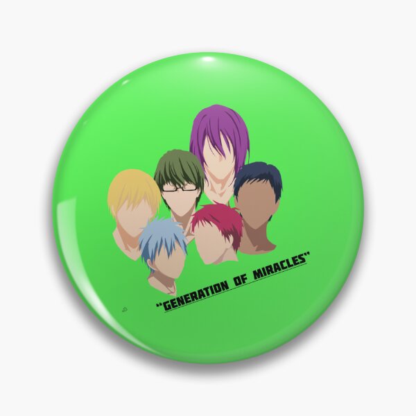 Item preview, Kuroko no Basuke Generation of Miracles   designed and sold by Sarahchau2.