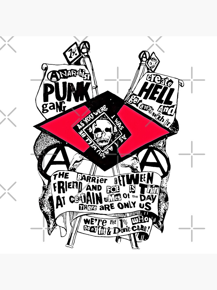 Cowbabe Anarchist Punk Gang Poster For Sale By WiyonoStoreArt Redbubble