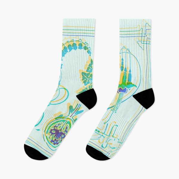 Item preview, Glitch Art Nouveau Magical Symbolism Green designed and sold by BioDigital-Jazz.