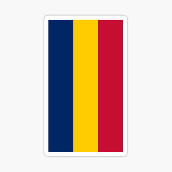 blue yellow and red flag vertical