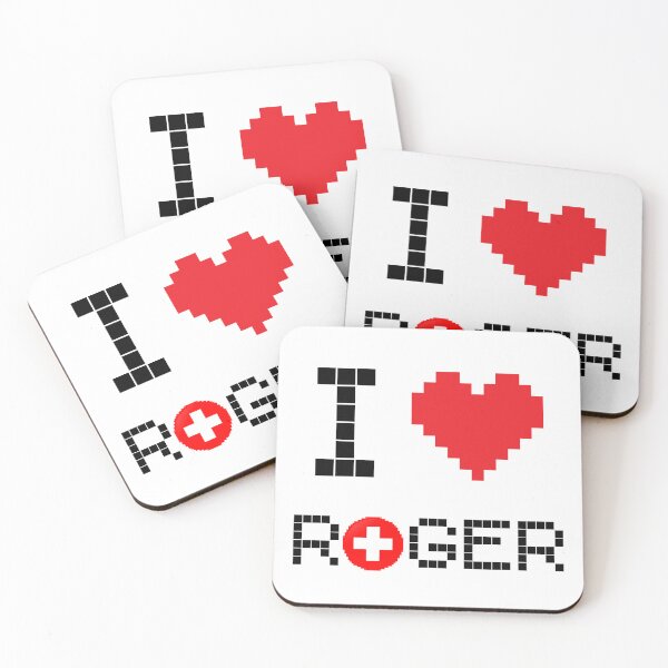 Item preview, I Love Roger: Tennis Retro Pixel Light 4 designed and sold by OutofFocusShop.