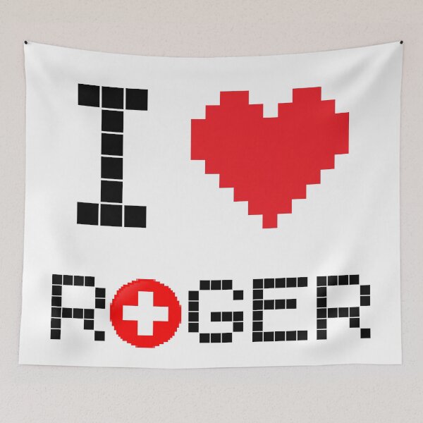 Item preview, I Love Roger: Tennis Retro Pixel Light 4 designed and sold by OutofFocusShop.