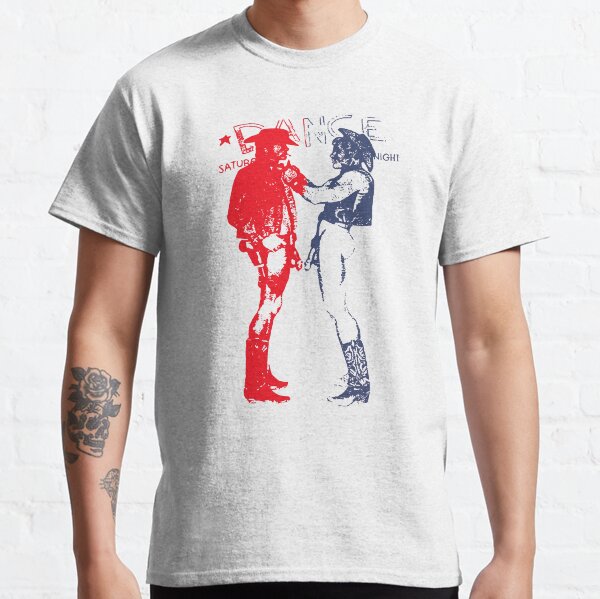 Cowboys Dance Couple Duet Classic T-Shirt